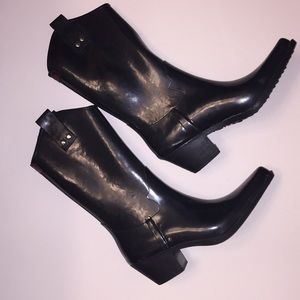 Cowboy Style Rain Boots, Size 8